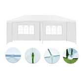 Cort gradina 3-6 m cadru din otel pavilion impermeabil ferestre laterale